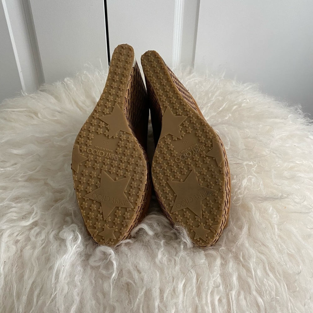 Jimmy Choo Wedge Cork Heel 38 - Picture 5 of 7